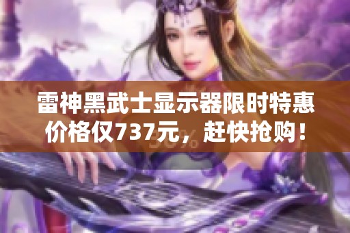 雷神黑武士显示器限时特惠价格仅737元，赶快抢购！