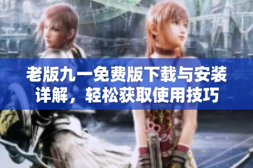 老版九一免费版下载与安装详解，轻松获取使用技巧