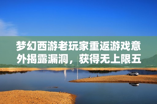 梦幻西游老玩家重返游戏意外揭露漏洞，获得无上限五技能童子