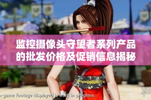 监控摄像头守望者系列产品的批发价格及促销信息揭秘