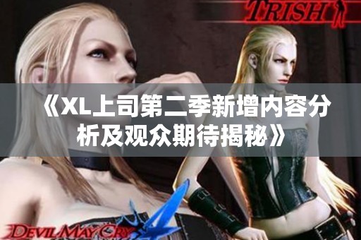 《XL上司第二季新增内容分析及观众期待揭秘》