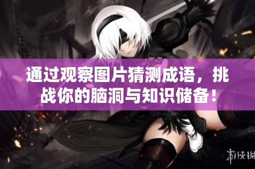 通过观察图片猜测成语，挑战你的脑洞与知识储备！