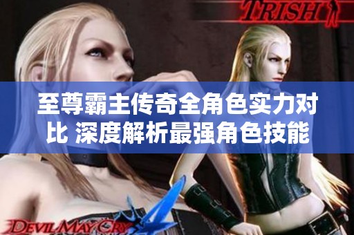 至尊霸主传奇全角色实力对比 深度解析最强角色技能与能力